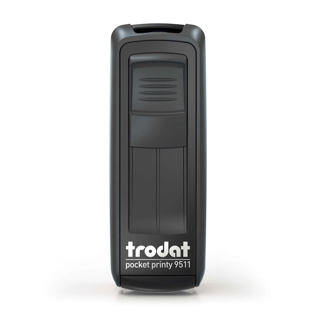 Carimbo Trodat Pocket 9511 Preto – 38x14mm